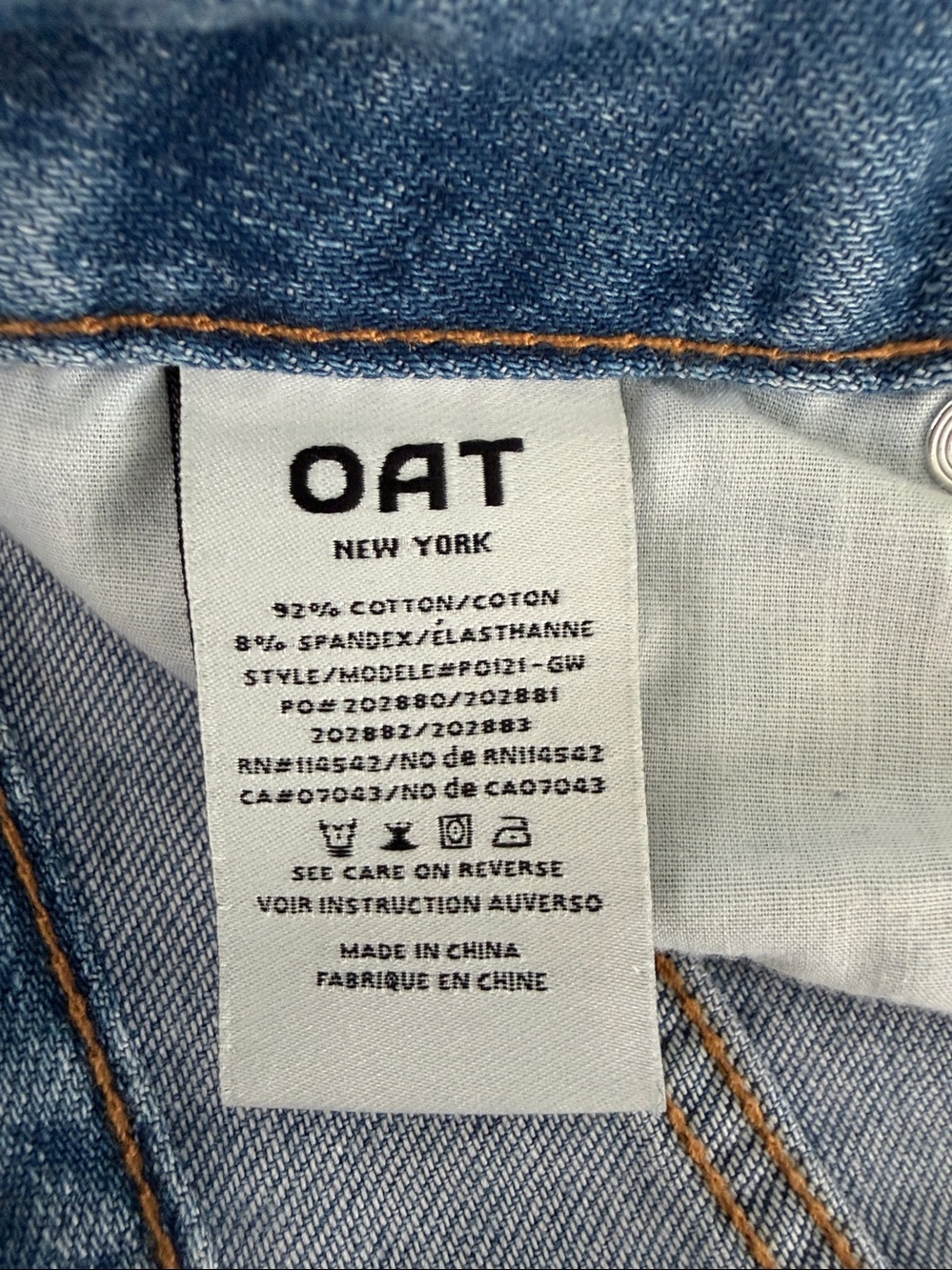 Oat NY Cloud Luxe High Rise Wide Leg Jean - Picture 12 of 14